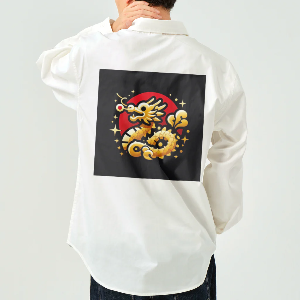 幸福龍神の幸運を呼ぶ金龍ちゃん🐉 Work Shirt