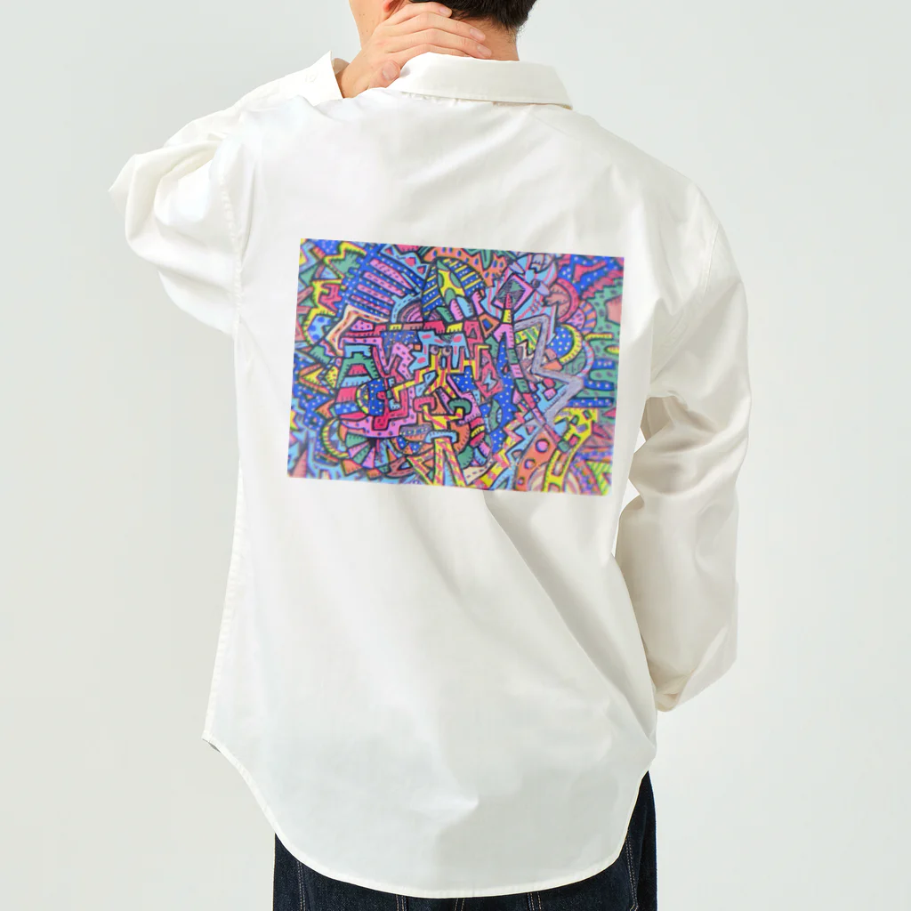 アート芸人 ひとみのキタキタ Work Shirt