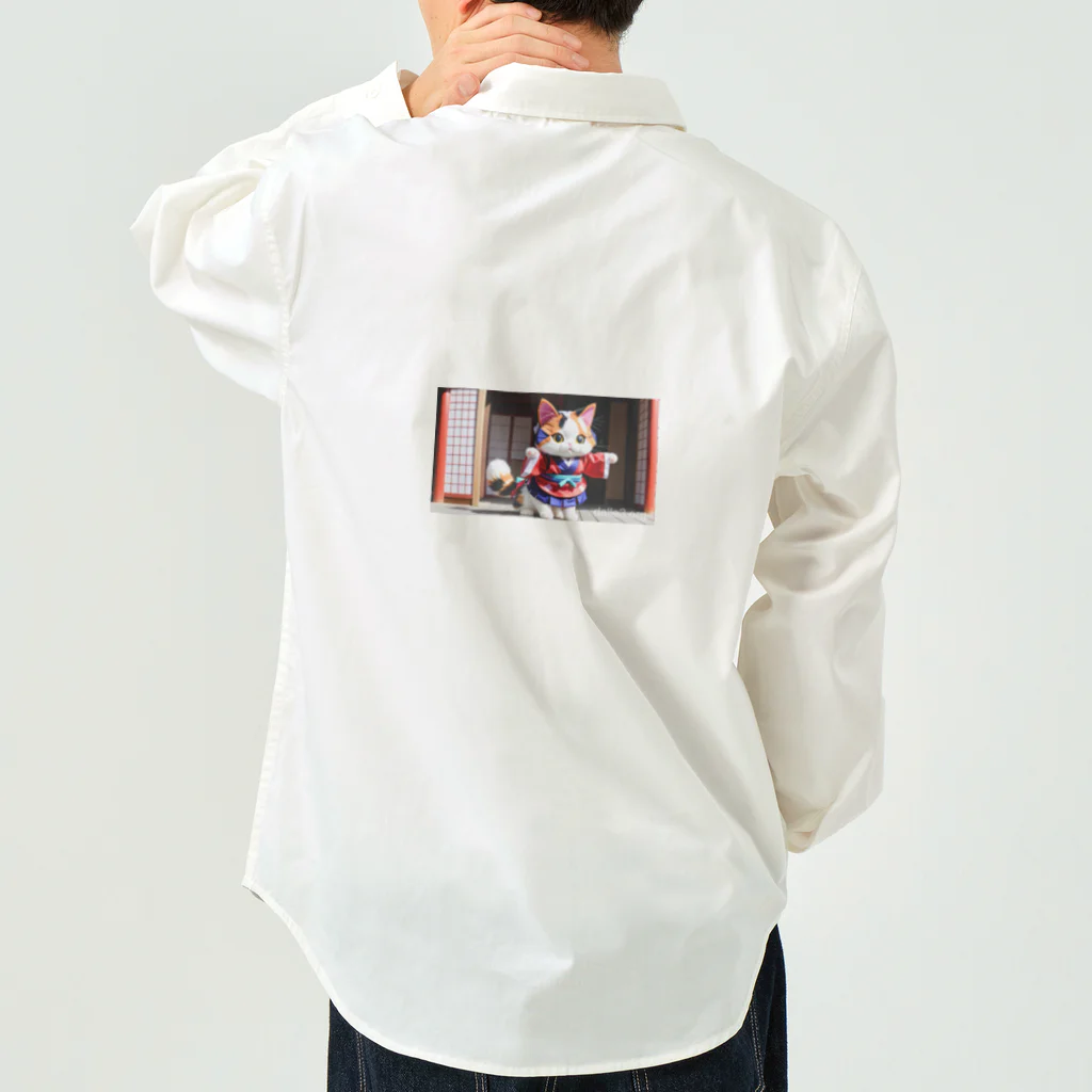 Lake Houseの三毛猫のグッズ Work Shirt