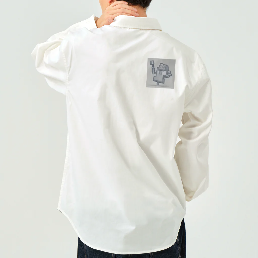 t_08のロボット Work Shirt