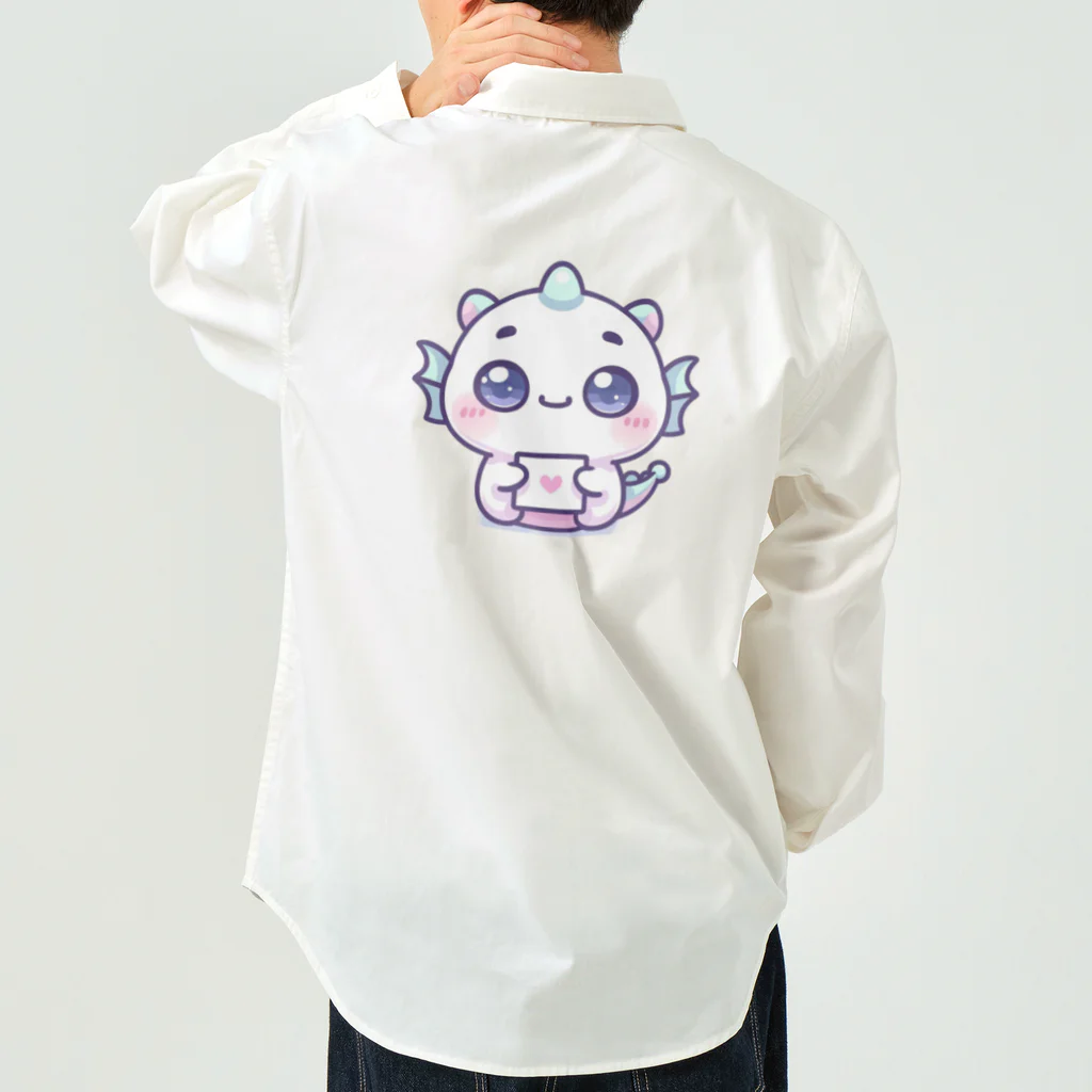 mamu2024のラブレターどらちゃん Work Shirt