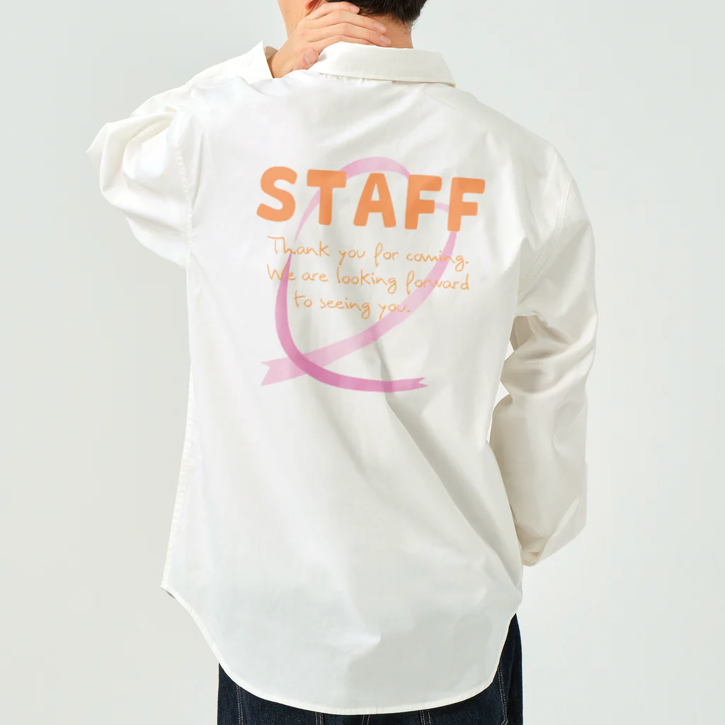 PiZakkuのスタッフTシャツ　りぼん Work Shirt