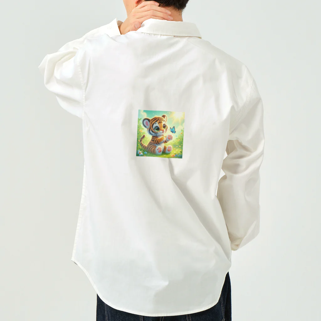 HAYANA.のかわいすぎる虎の赤ちゃん Work Shirt