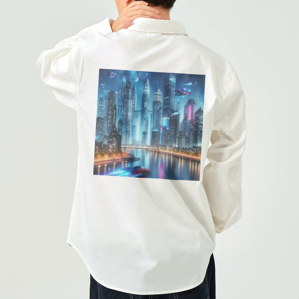 Rパンダ屋の「都会風景グッズ」 Work Shirt