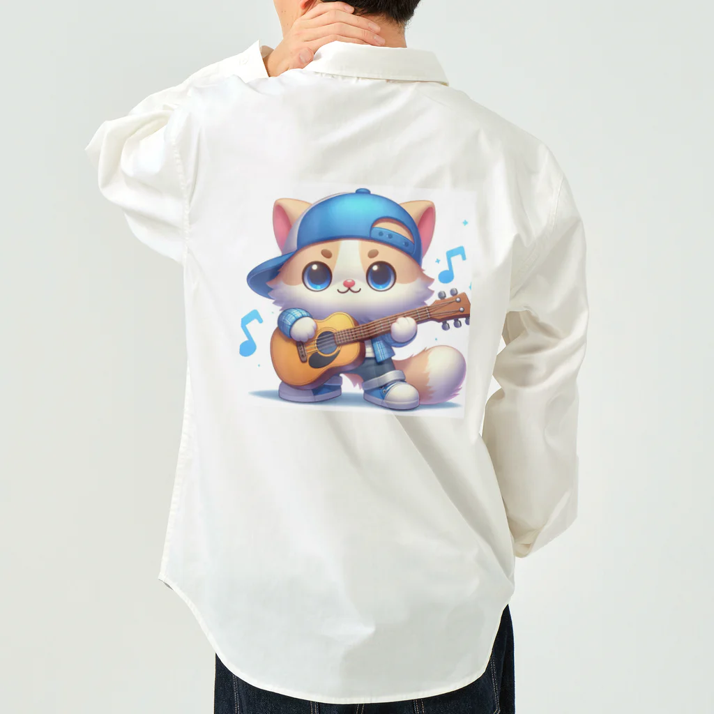 モンピパラダイスのにゃんこ🐱のリズムにノッテ🎵 Work Shirt