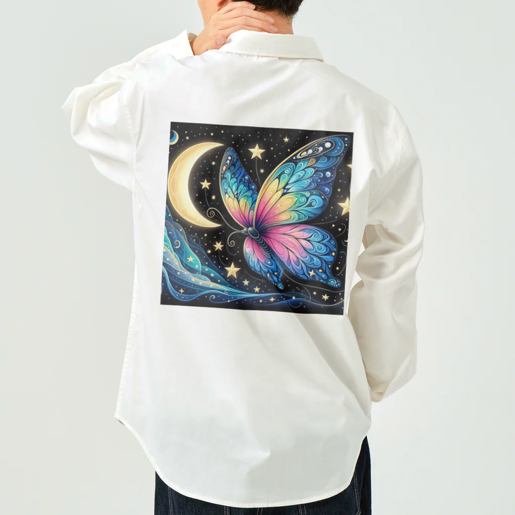 dora0の星空の蝶 Work Shirt