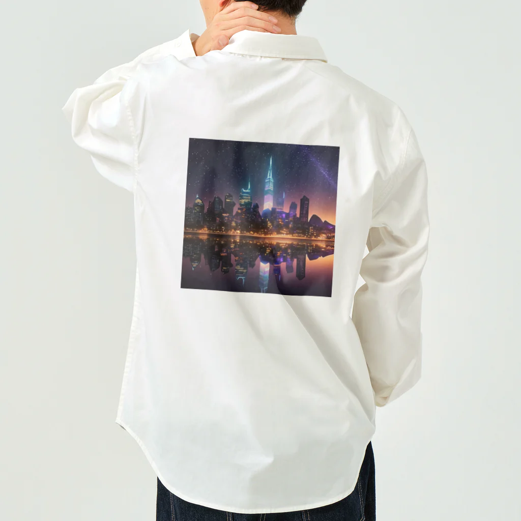 Mysycaの海辺の都市 Work Shirt