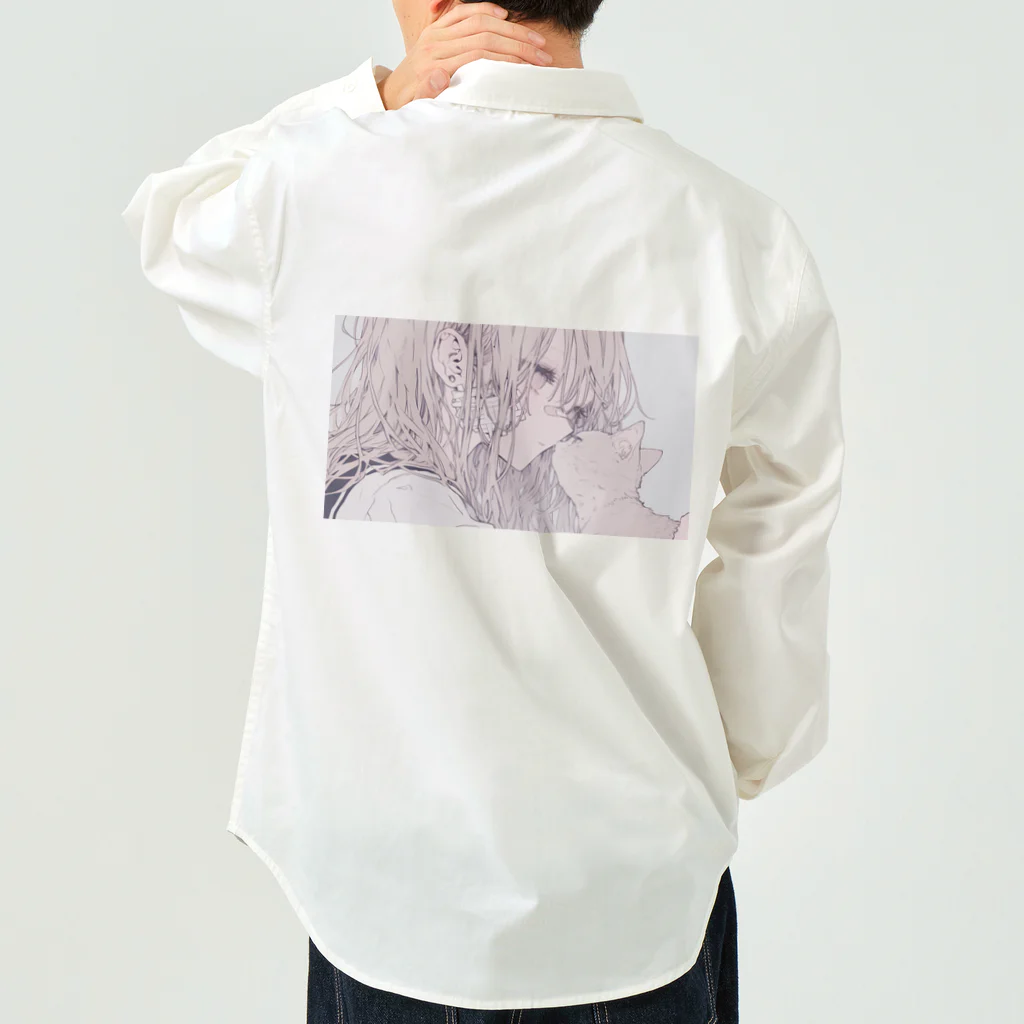 as -AIイラスト- の心配 Work Shirt