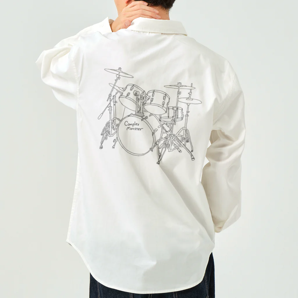 COMPLEX MONSTERのドラムセット Work Shirt