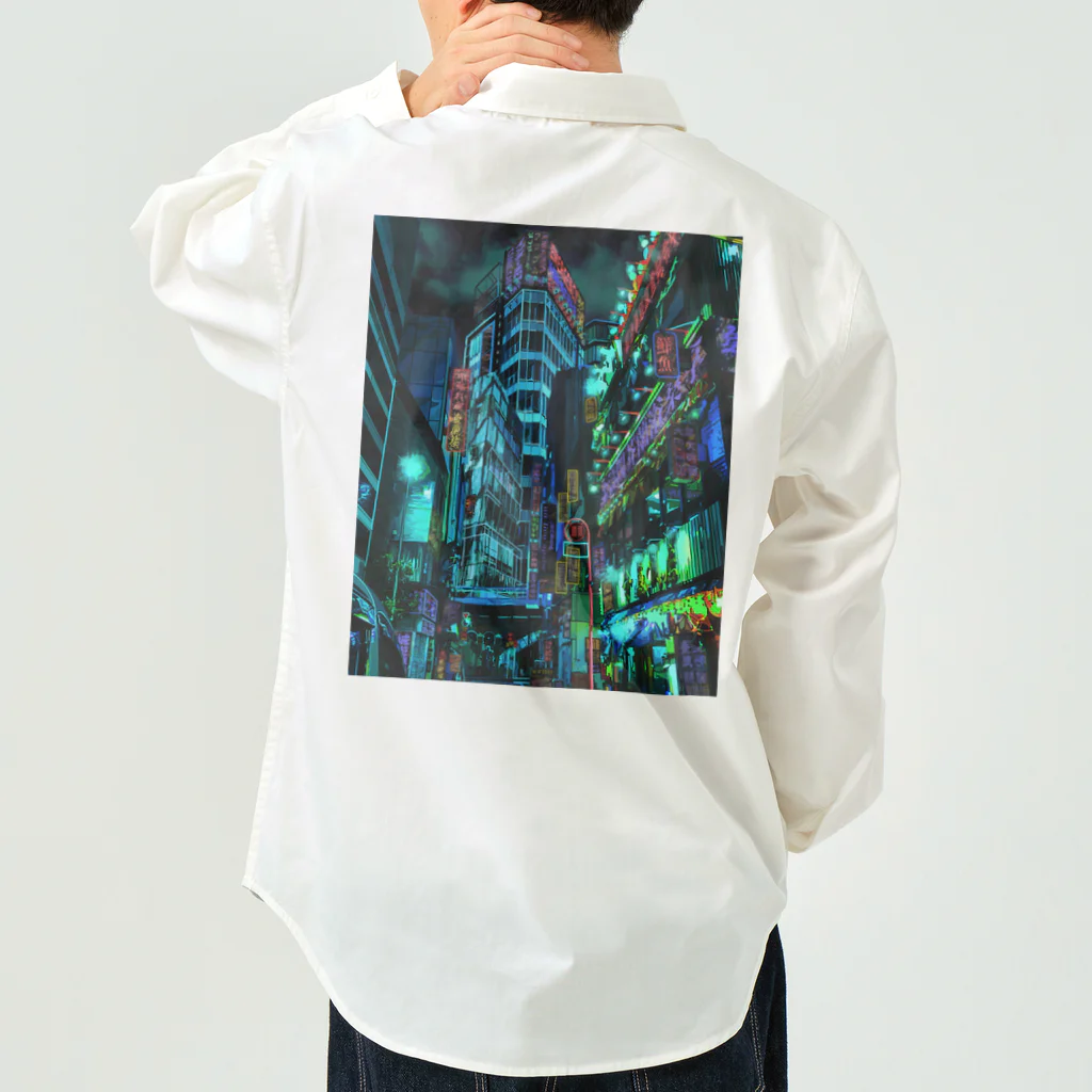 aero_acidのcyberpunk  tokyo Work Shirt