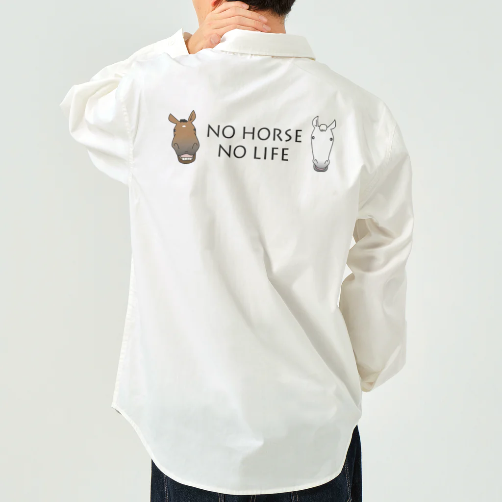 SHOP HAPPY HORSES（馬グッズ）のスピプーロゴ Work Shirt