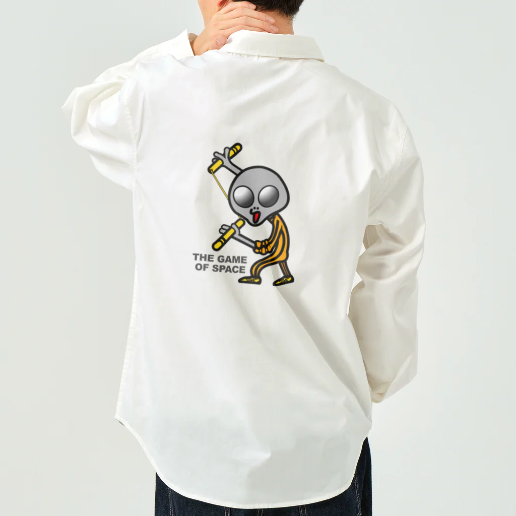 オリジナルデザインTシャツ　SMOKIN'の宇宙遊戯２　ヌンチャクバージョン　 ワークシャツ