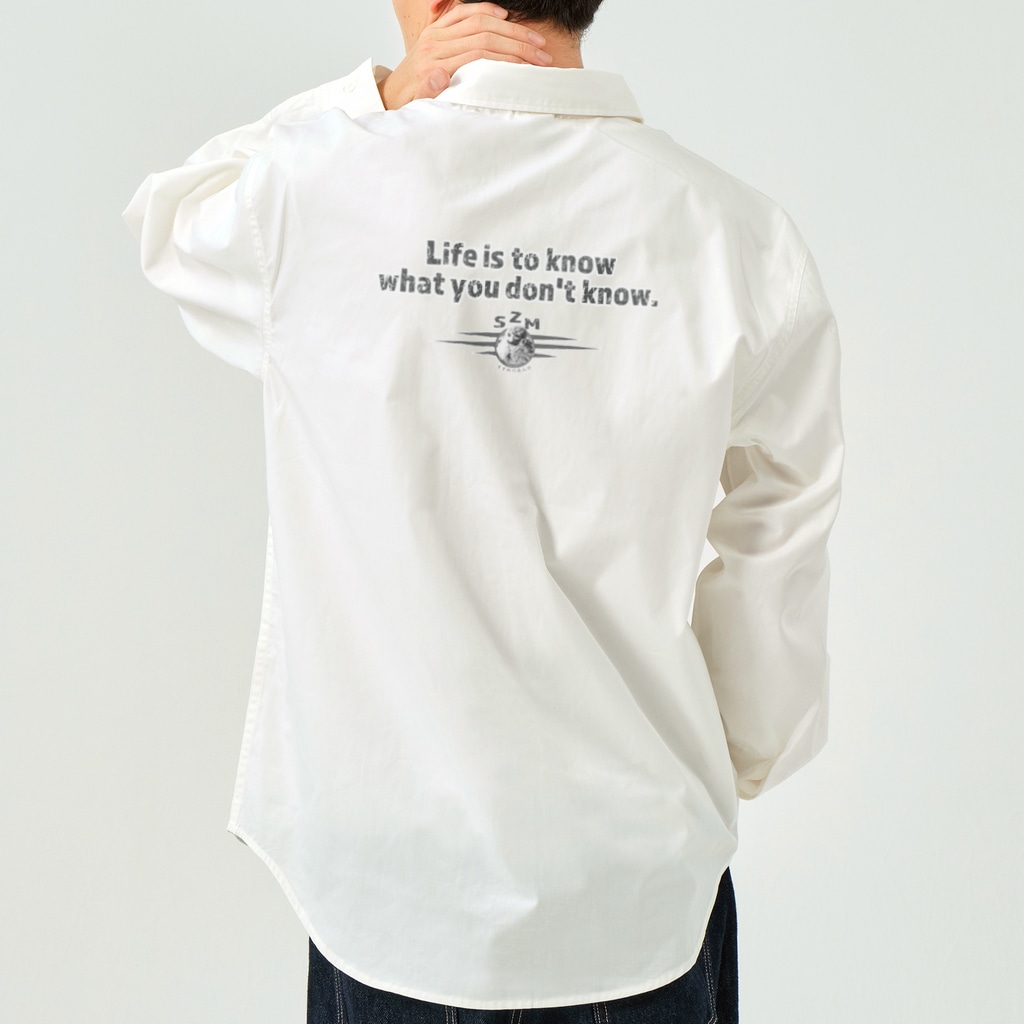 “すずめのおみせ” SUZURI店の人生は知らないことを知るためにある。 Work Shirt