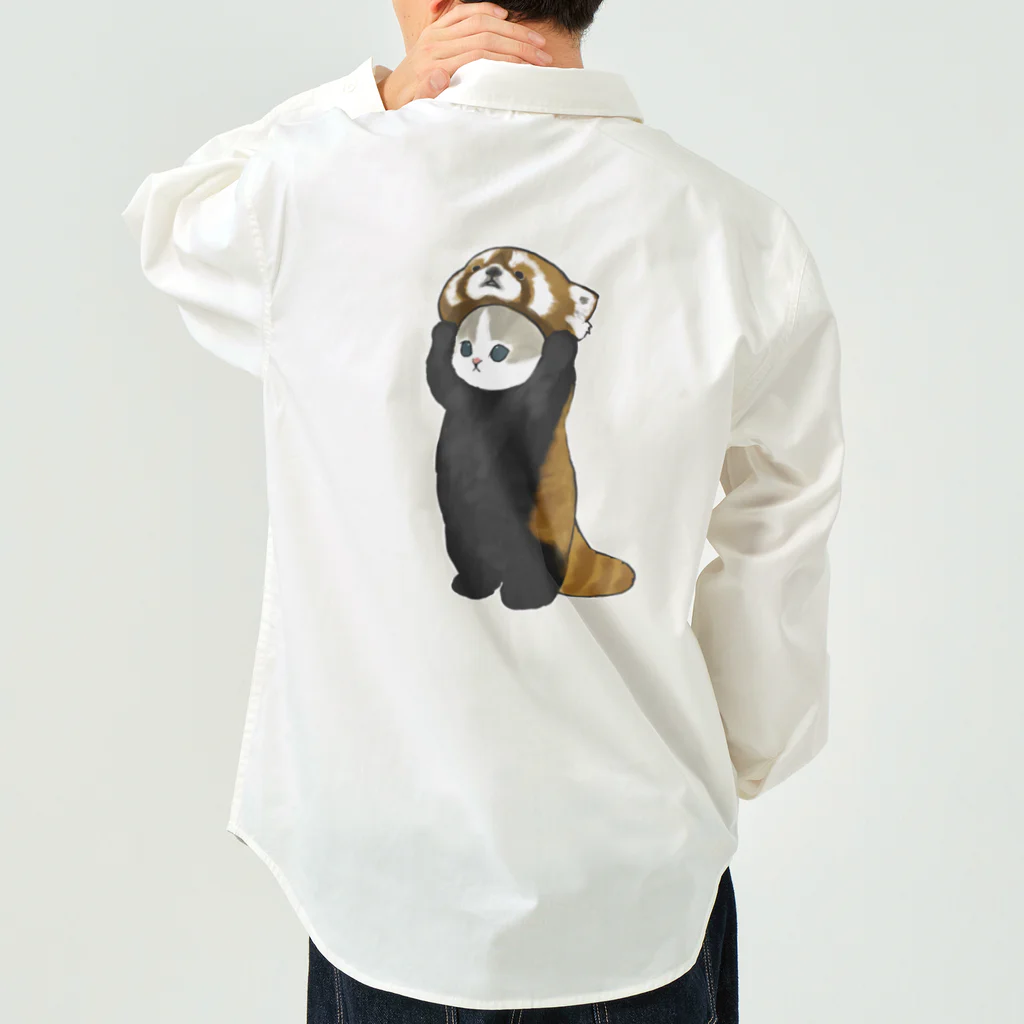 mofusandのねこかぶり（レッサーパンダ） Work Shirt