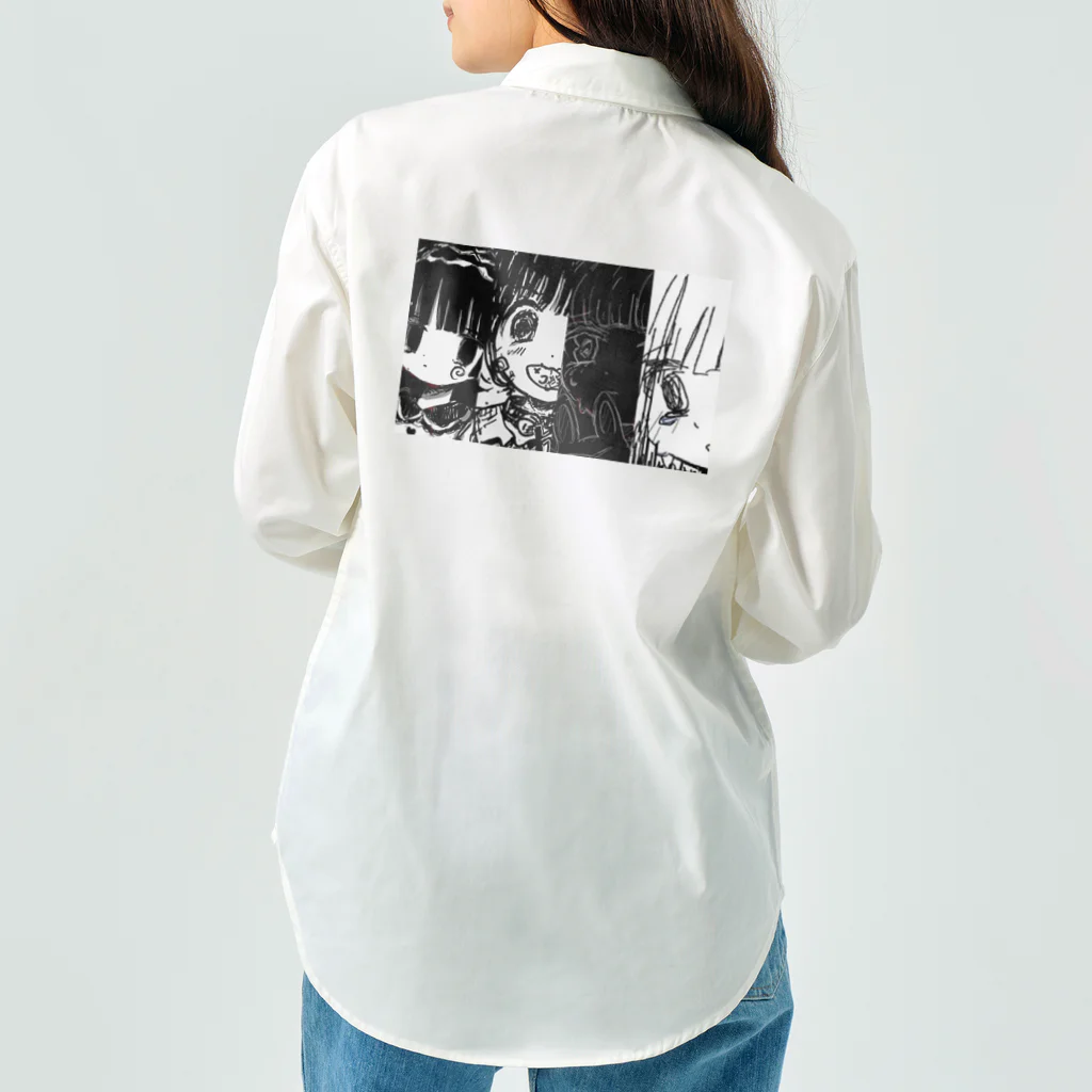 塩林檎の🖤🤍 ×2 ワークシャツ