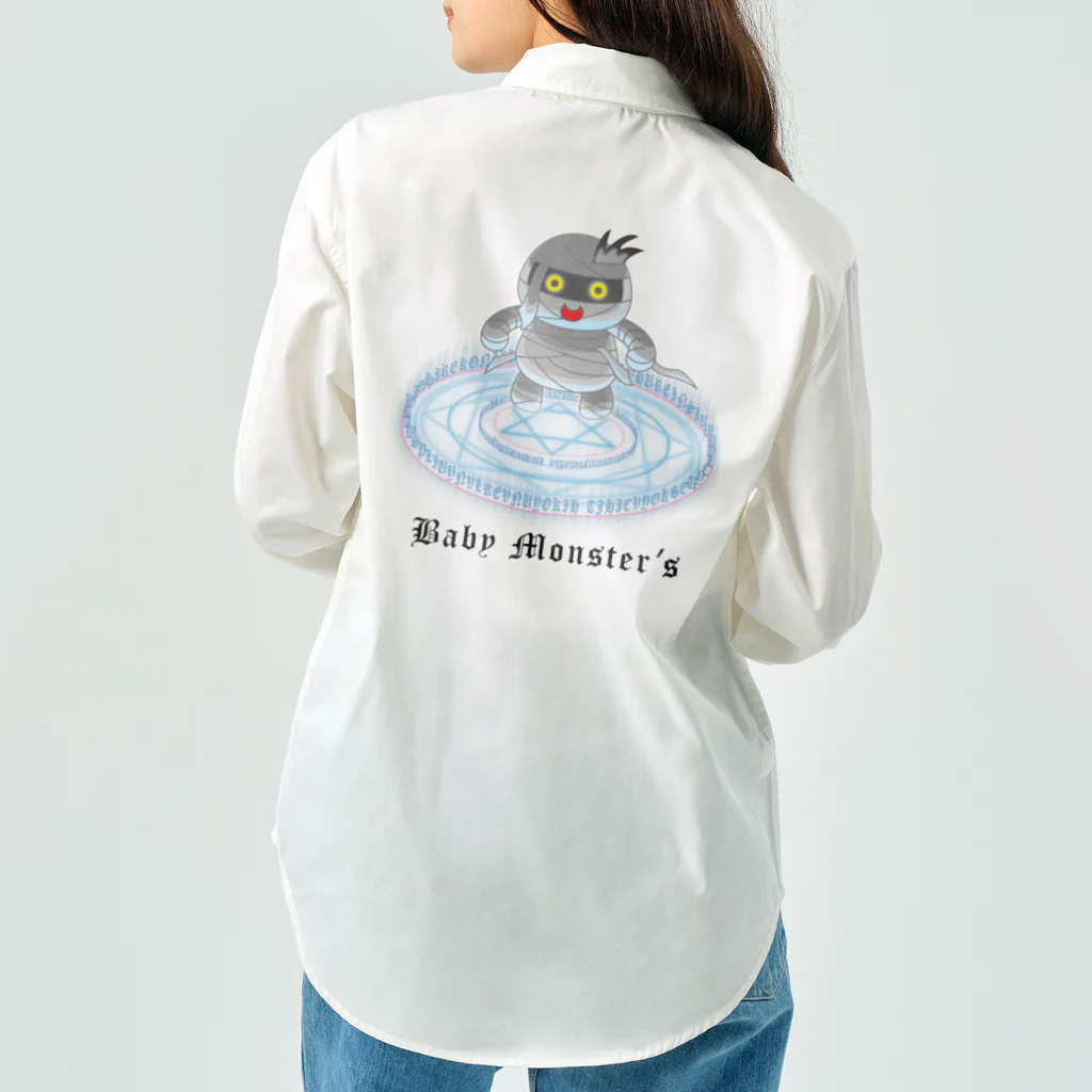 かいほう屋のBaby　Monster’ｓ「ミイラ君」 ワークシャツ