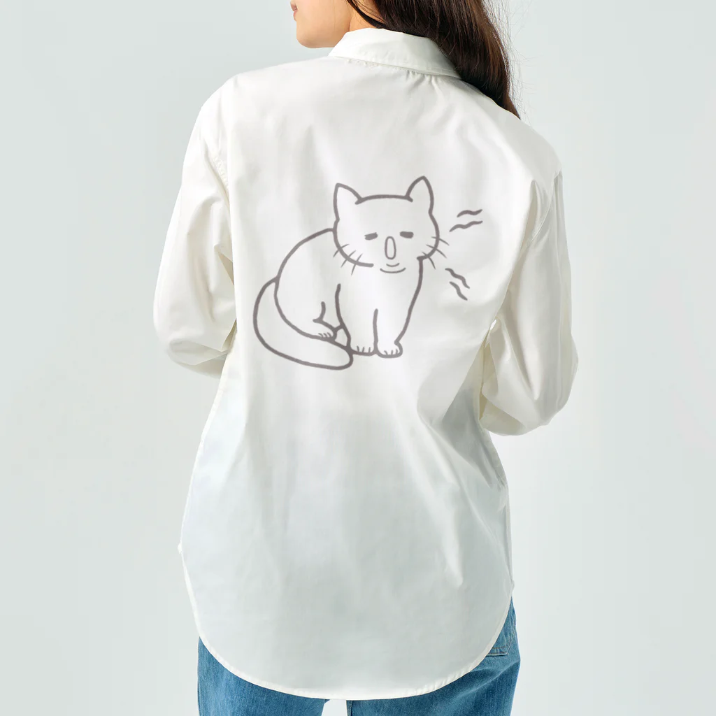 momo-nonoのもちもちほっぺのねこ Work Shirt