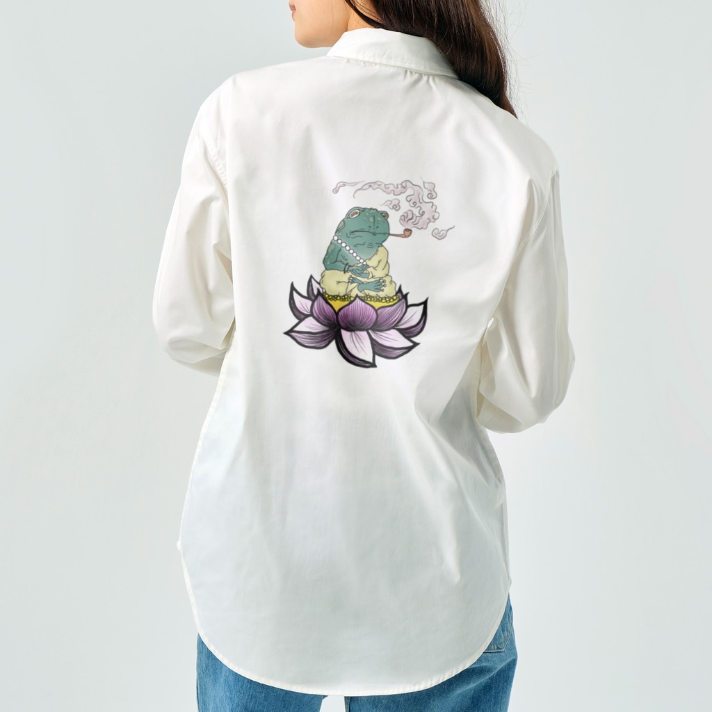 Gonta1059の蛙さん Work Shirt