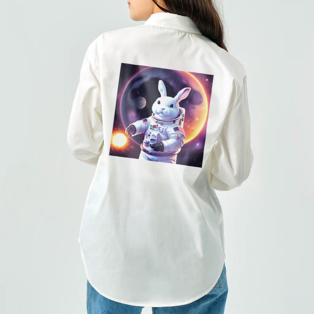 spaceinudogのspace usagi rabbit Work Shirt