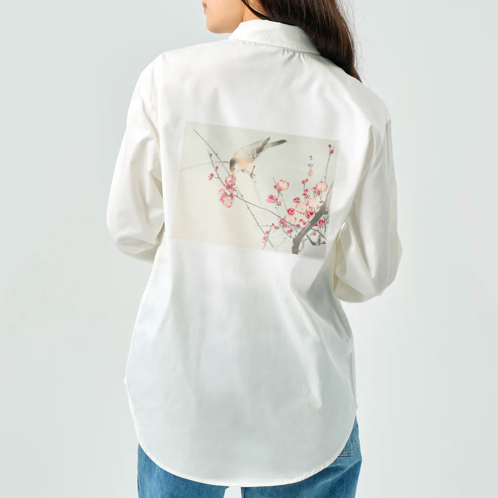 MUGEN ARTの小原古邨　梅に鶯　Ohara Koson / Songbird on blossom branch Work Shirt