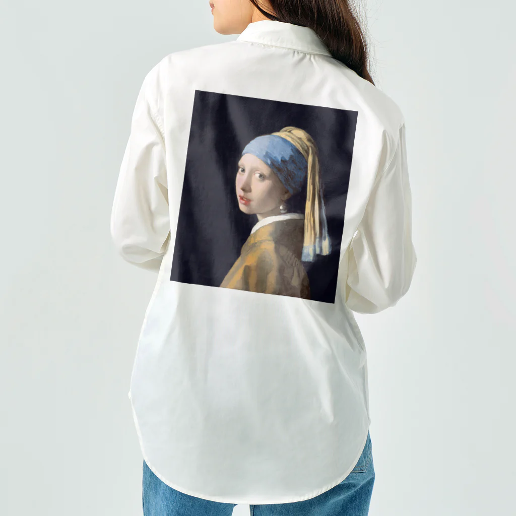 世界美術商店の真珠の耳飾りの少女 / Girl with a Pearl Earring ワークシャツ