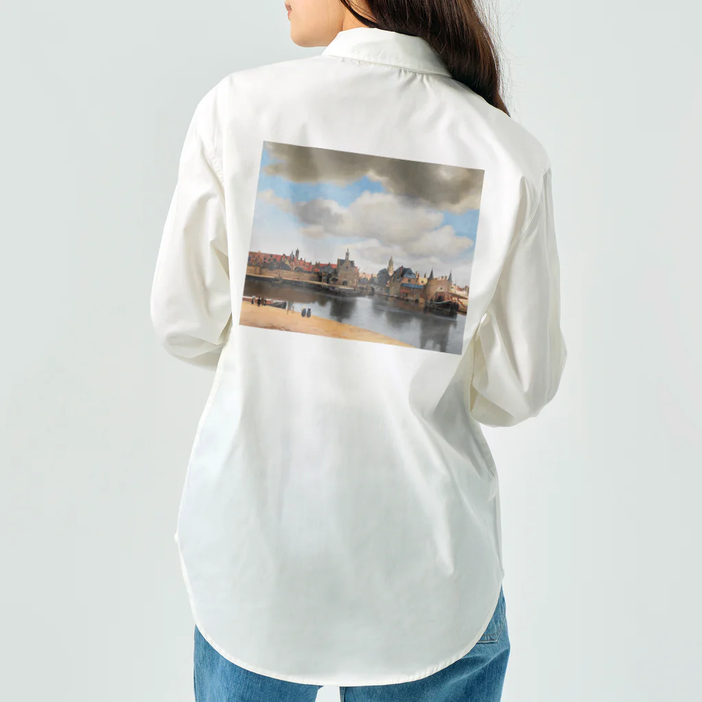 世界美術商店のデルフト眺望 / View of Delft Work Shirt