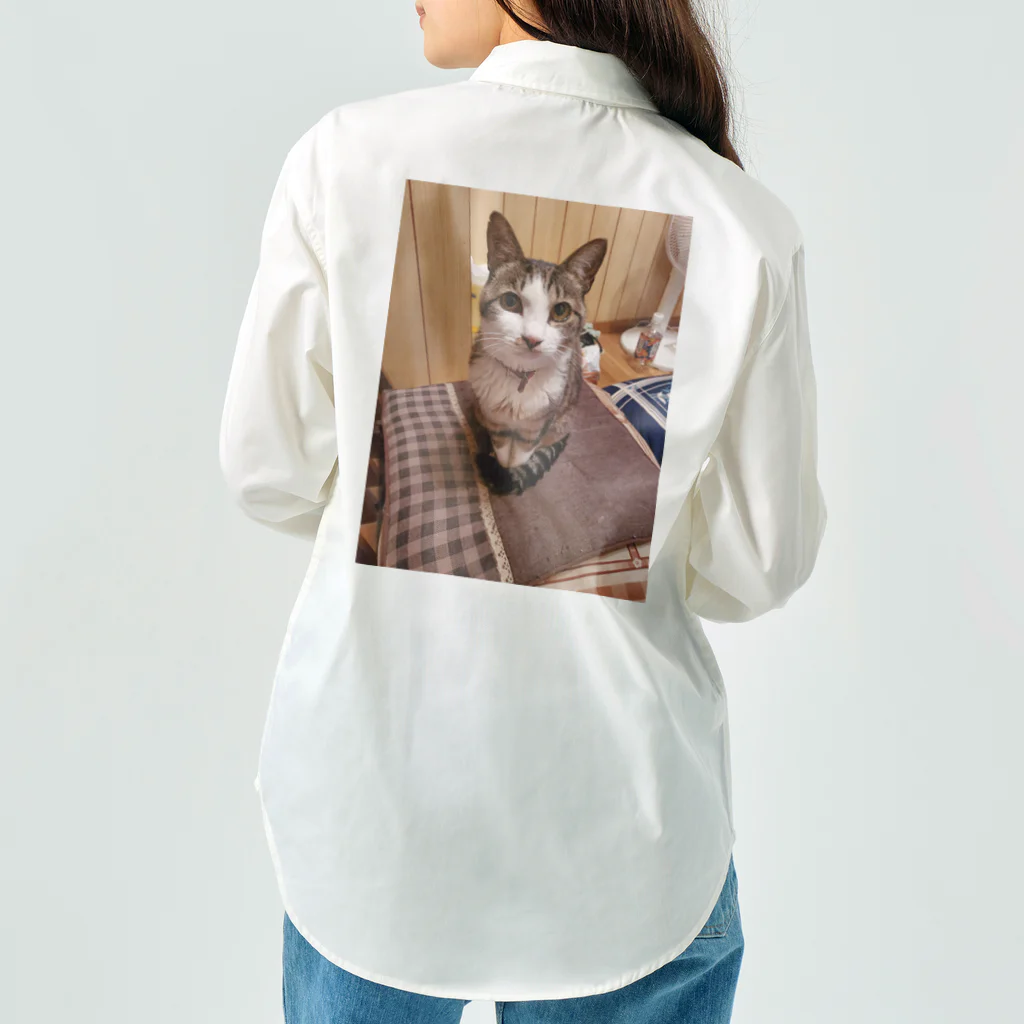 猫又雑貨店のあざと可愛いアイカ姐さん ワークシャツ