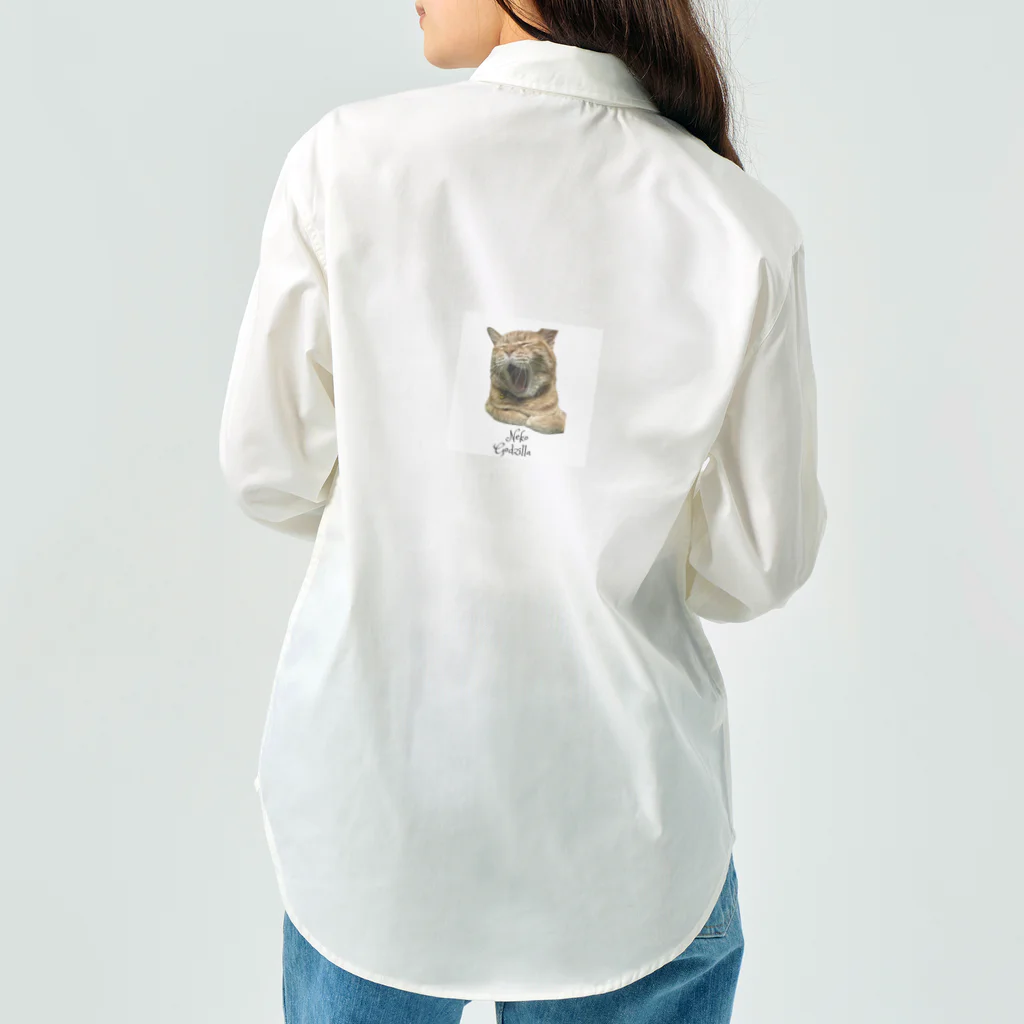 kikaku の猫ごじら Work Shirt