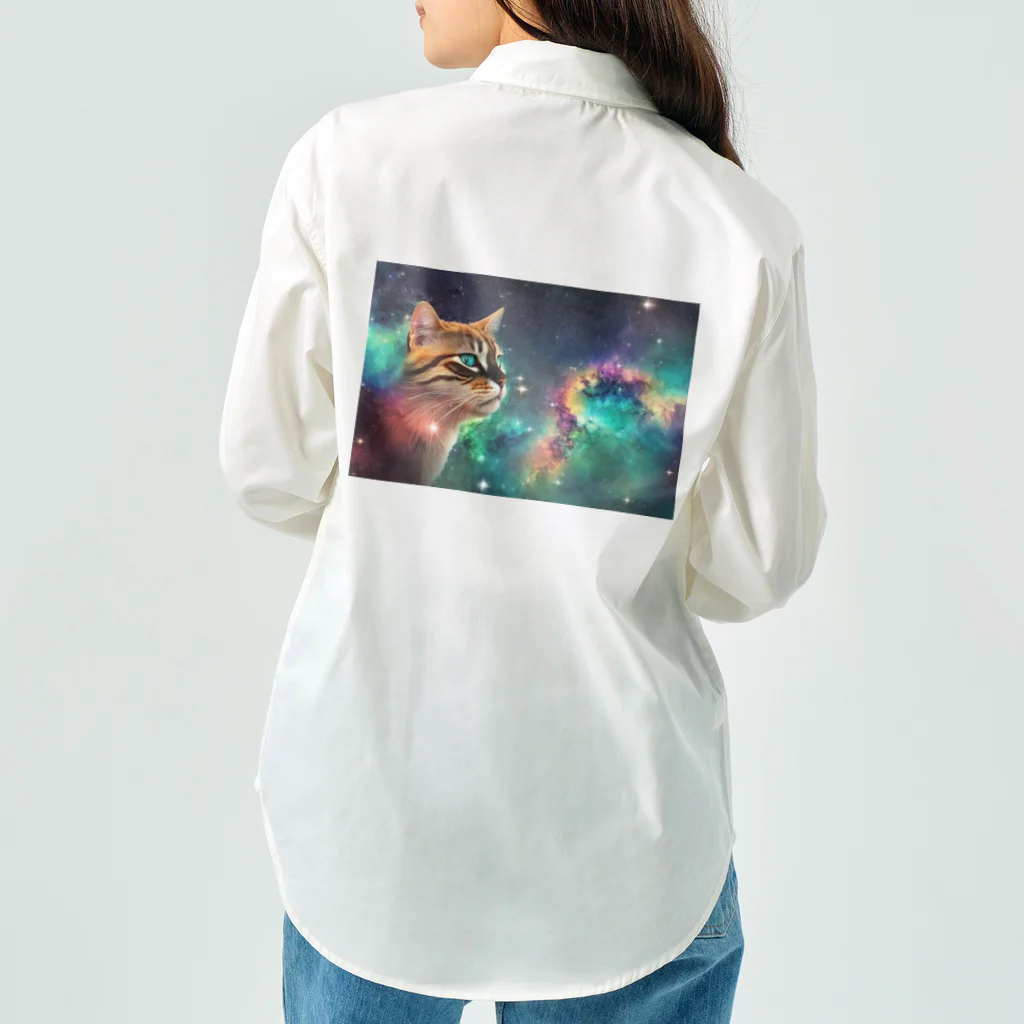 nonbiri-yaのgalaxy-neko Work Shirt