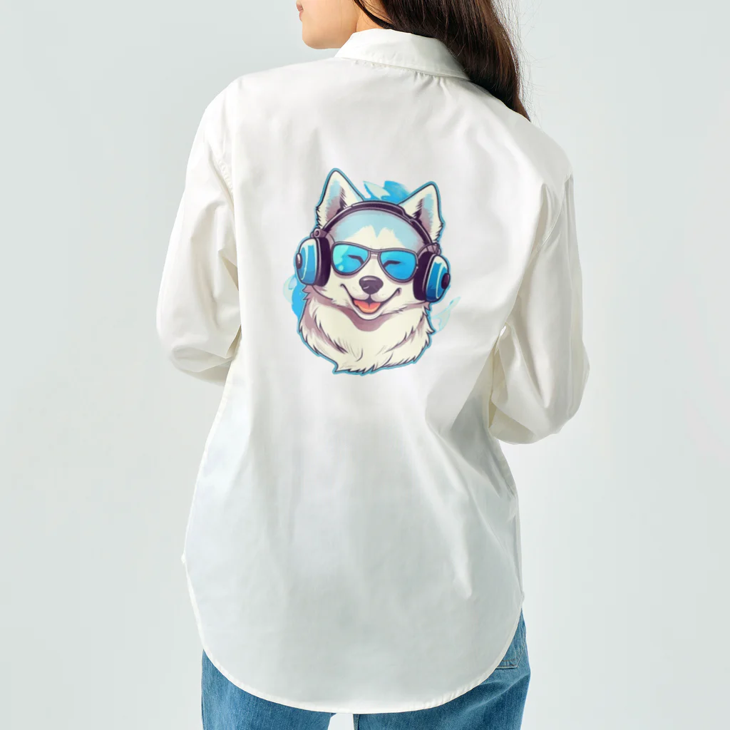 dogsdream8246の夏楽ハスキー ワークシャツ