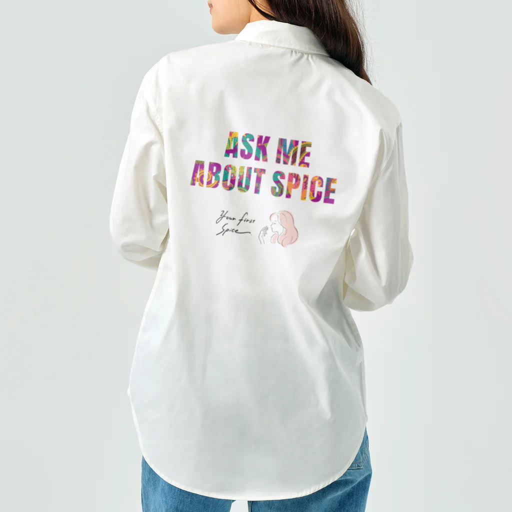 your-first-spiceのスパイス姫ニッキーのワークシャツ（ask me) Work Shirt