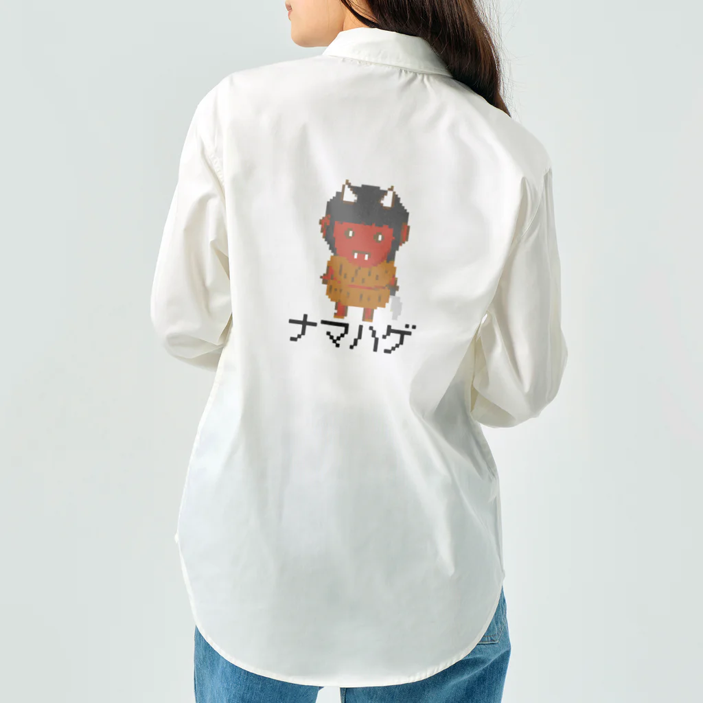 chicodeza by suzuriのなまはげさんのドット絵 ワークシャツ