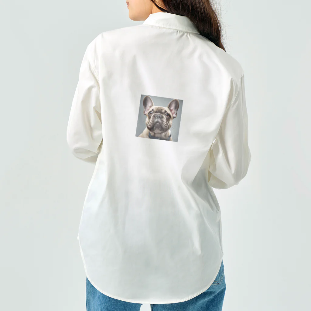 smile_happyのfrench bulldog Work Shirt