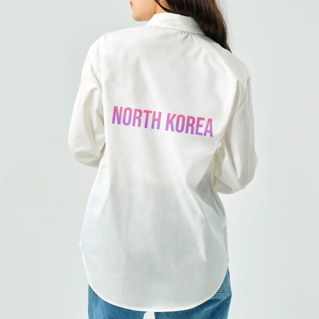 ON NOtEの北朝鮮 ロゴピンク ワークシャツ