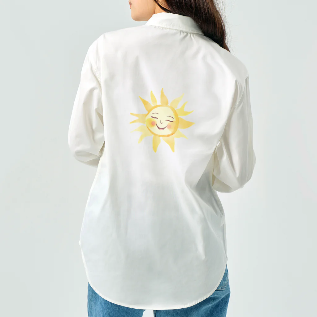 nordic-styleの北欧風　かわいい太陽さん ワークシャツ