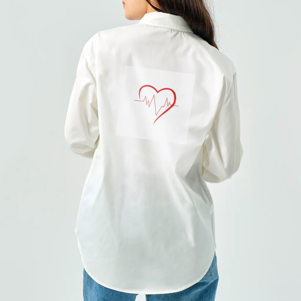 599245の心拍数heart ワークシャツ