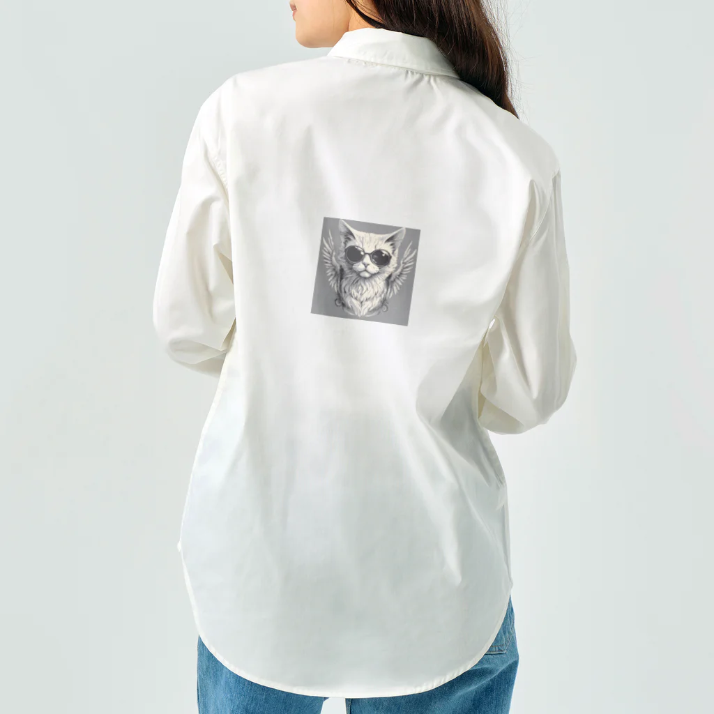 猫神様のエンジェル・キャット（ROCK） ワークシャツ