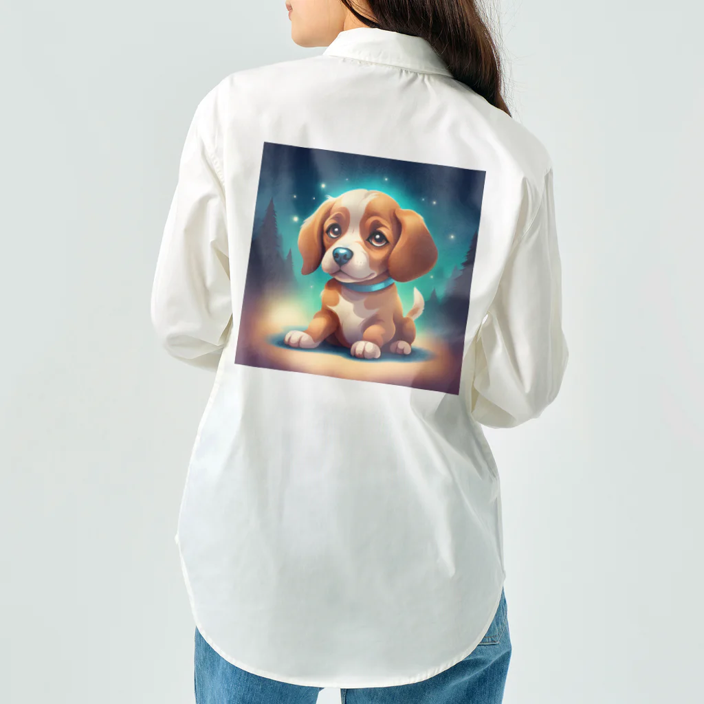 春乃遊羽アイディアイラストショップの可愛い犬のイラスト ワークシャツ