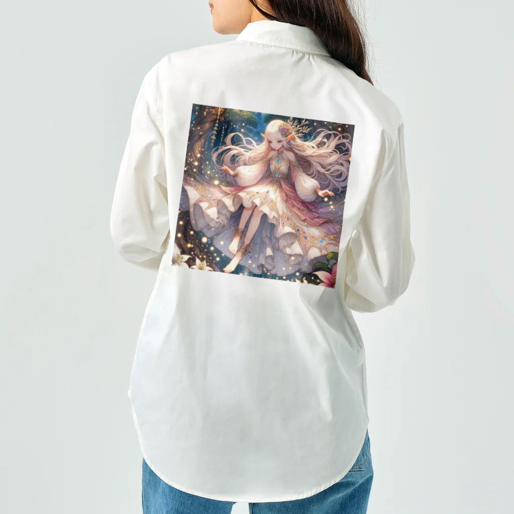 Sesilionの星の精霊の夜舞 Dance of the Star Spirit Work Shirt