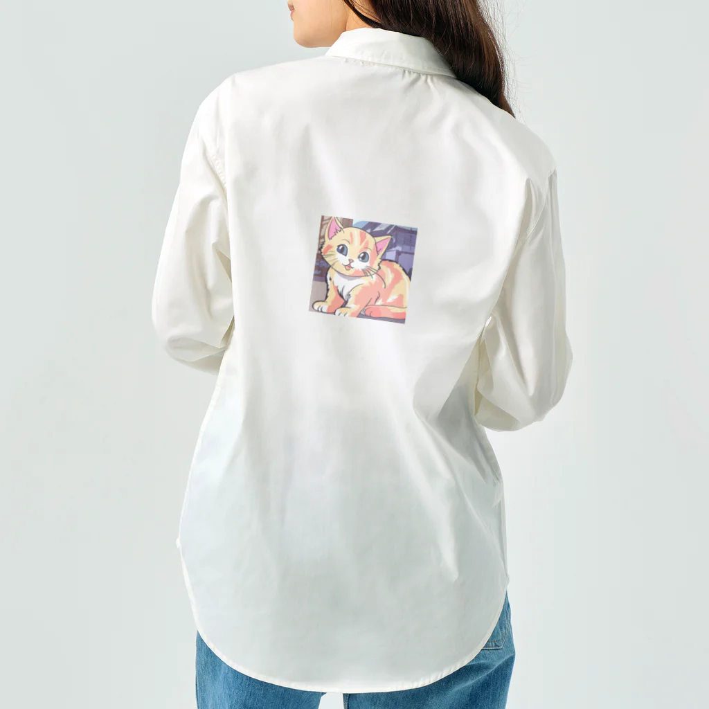 nakasaanのかわいい子猫グッズ Work Shirt