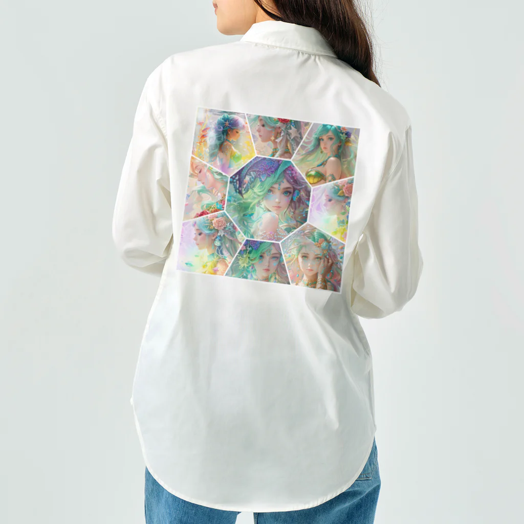 💖宇宙整体♪🌈♪こころからだチャンネル♪💖のuniversal mermaid  REINAの心の旅 Work Shirt