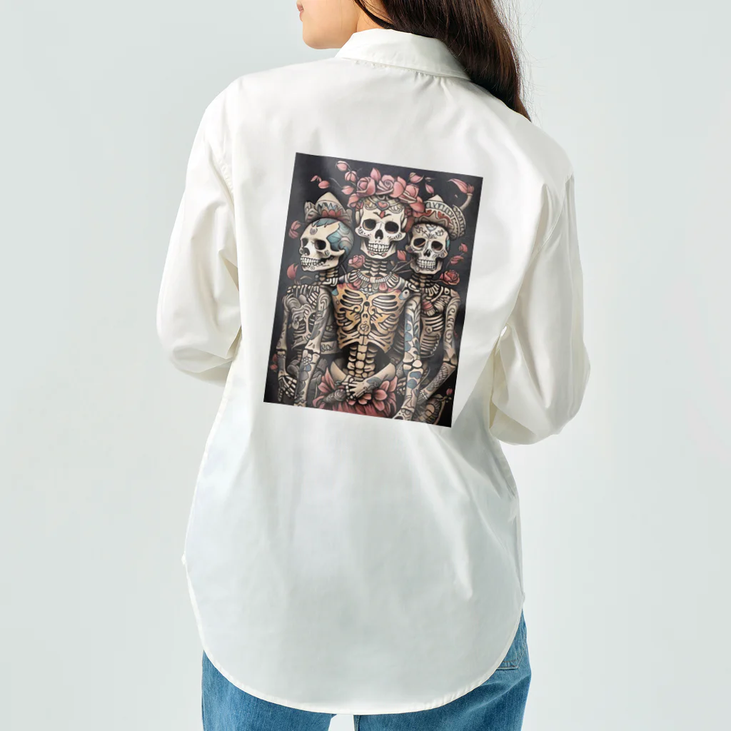 Skull sectionのガイコツのデザイン Work Shirt