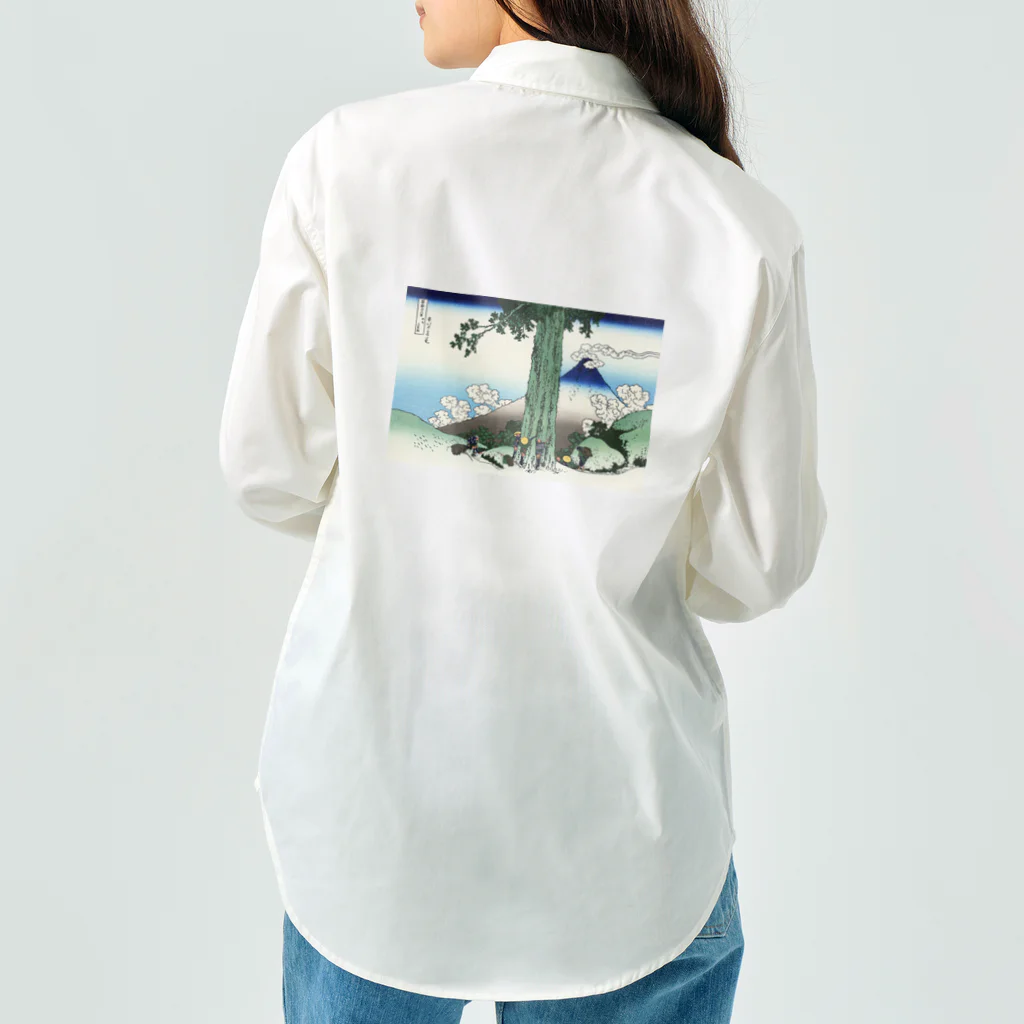 浮世絵屋の北斎「富嶽三十六景⑰　甲州三嶌越」葛飾北斎の浮世絵 Work Shirt