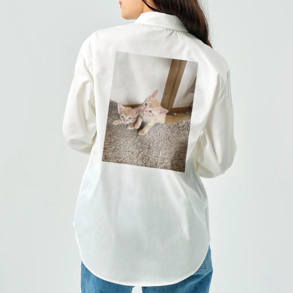 ANAROGUの可愛い猫 Work Shirt