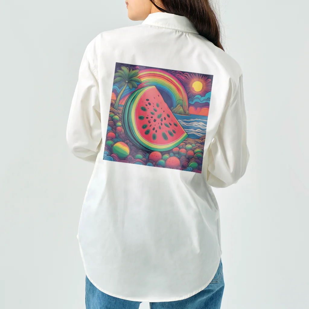 PSYCHEDELIC ARTのPSYCHEDELICスイカ Work Shirt