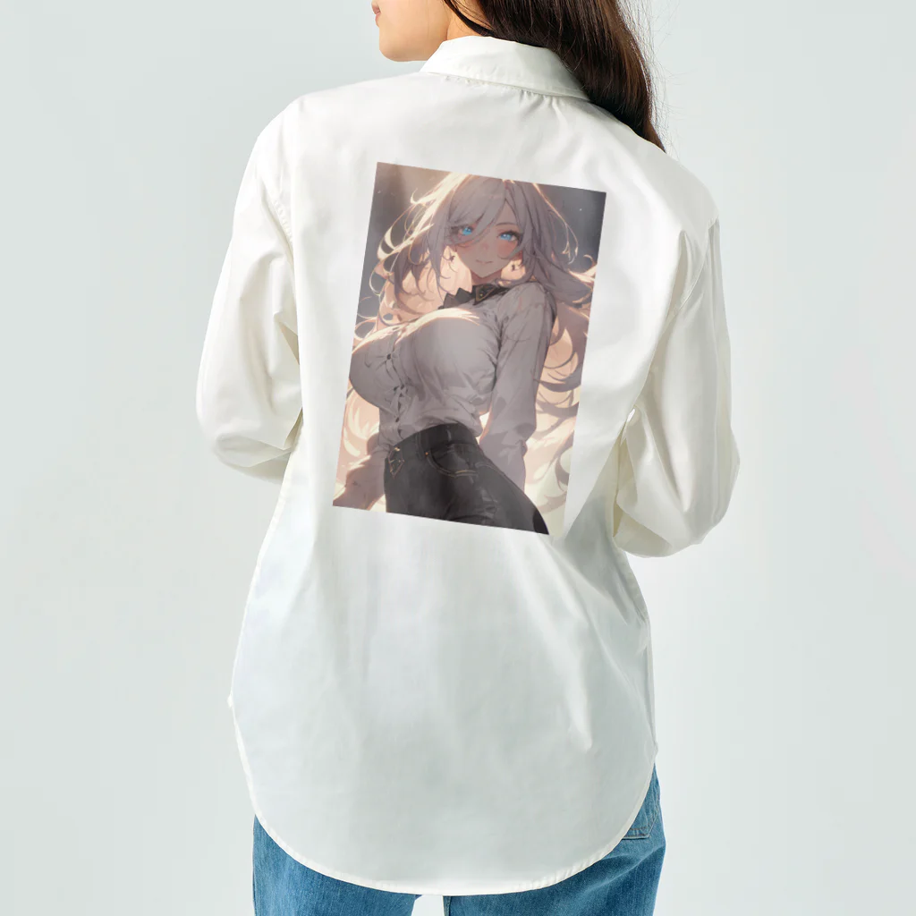 SUKIPROOMの銀髪少女 Work Shirt