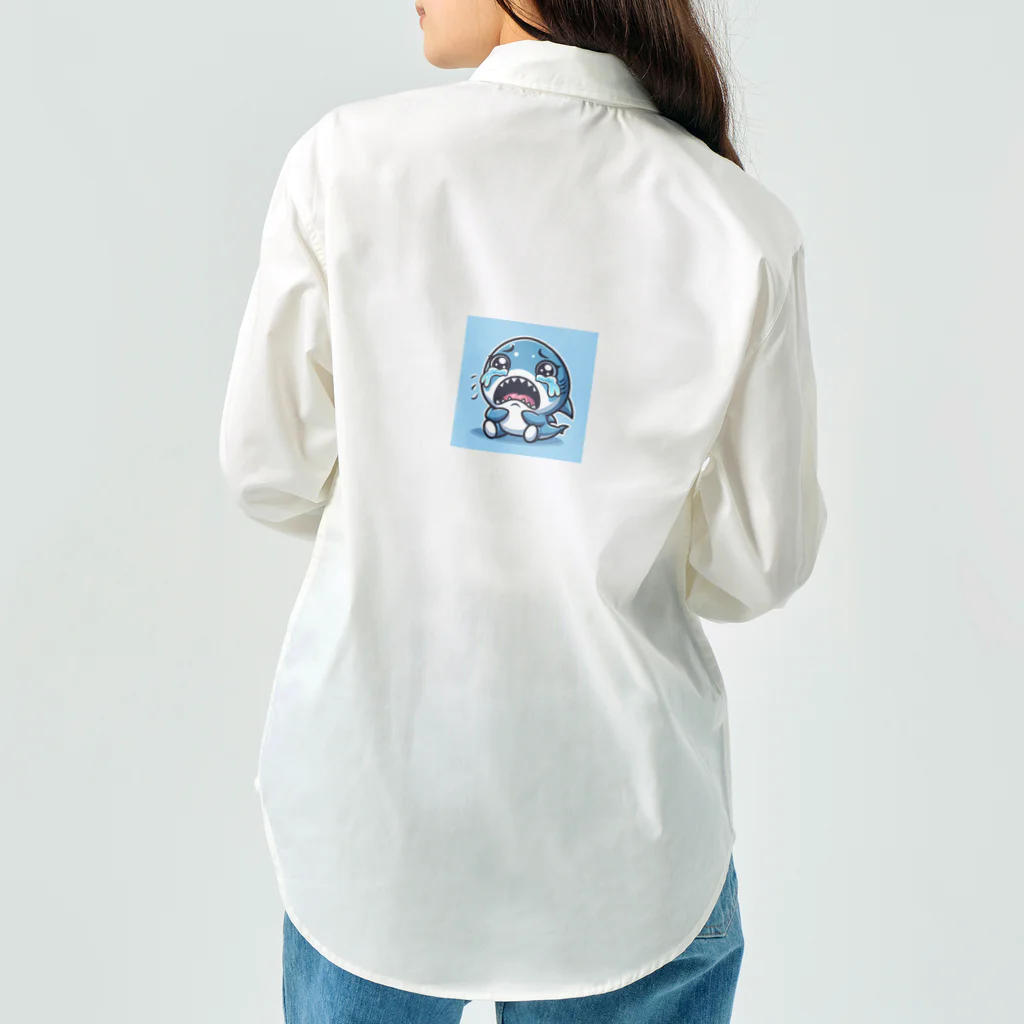 ryoの店の泣き虫シャーク ワークシャツ