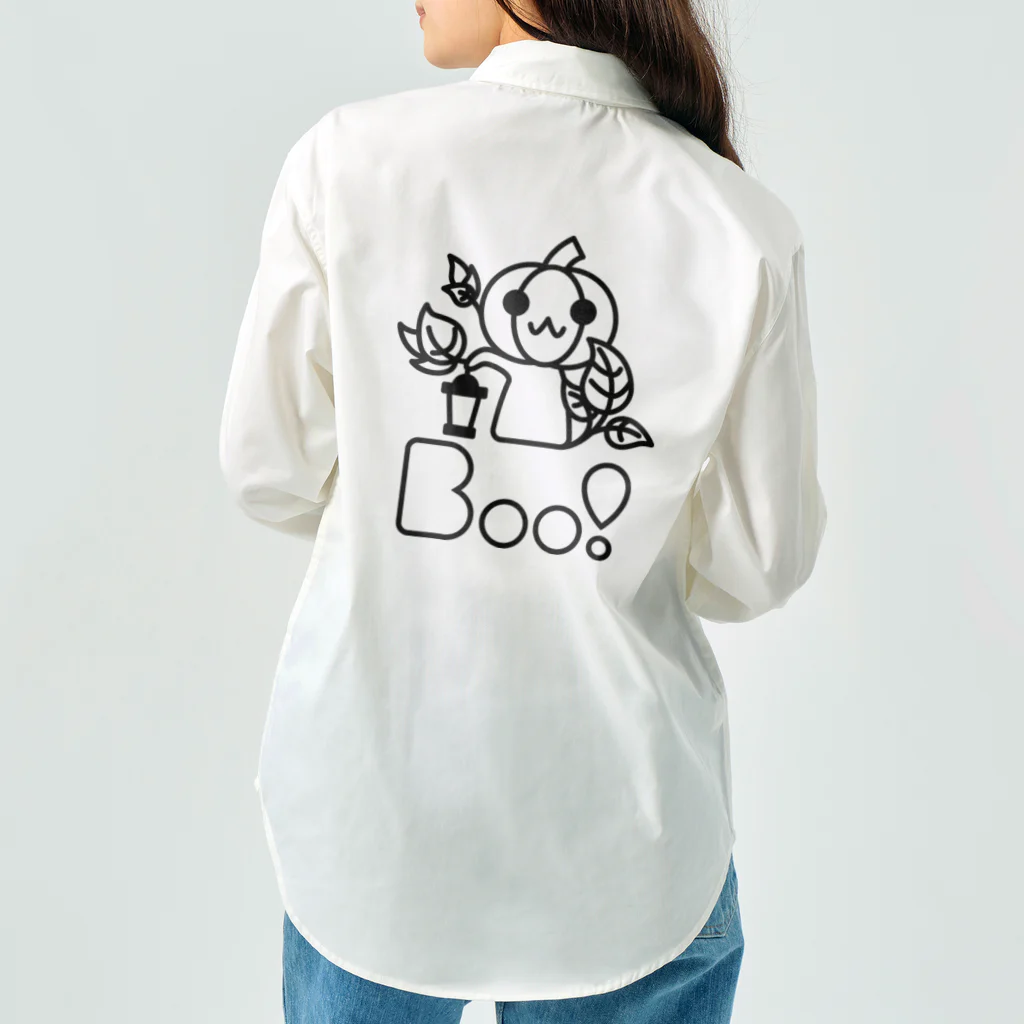 Boo!のBoo!(ジャックオーランタン) Work Shirt