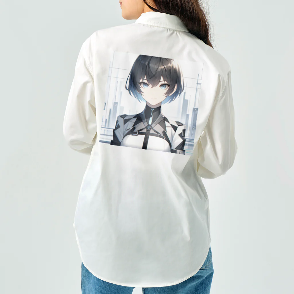 しんがんの未来的なAI美女 Work Shirt