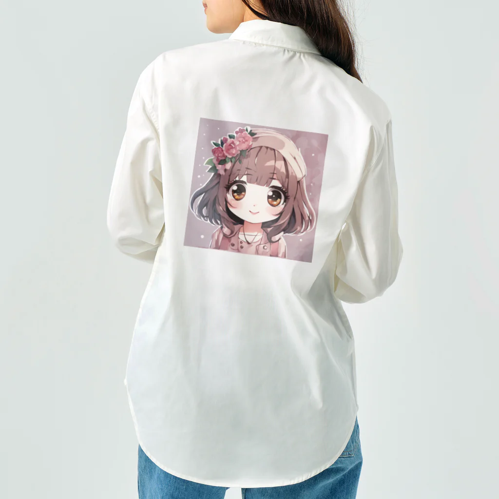 mikukiのかわいい女の子 Work Shirt